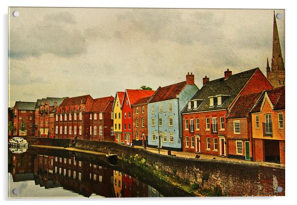 Norwich Reflected Acrylic by Lesley Mohamad