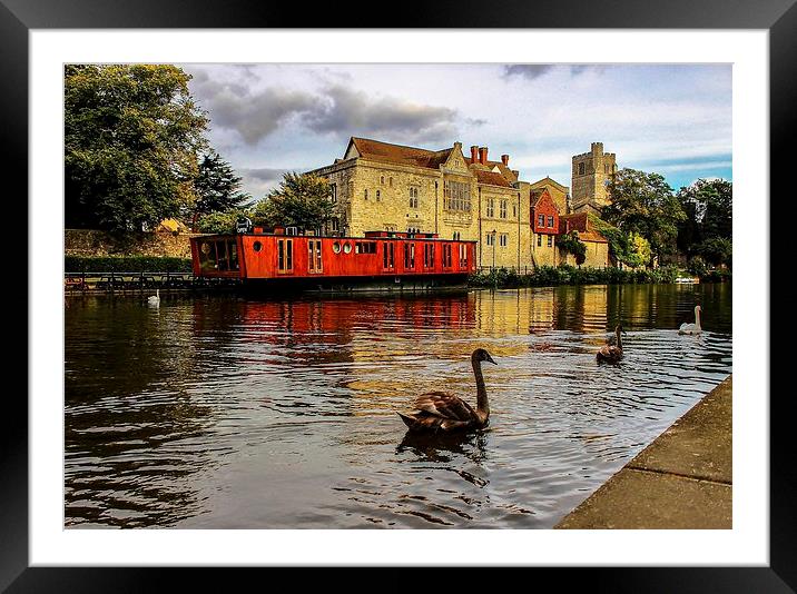 The Archbishops Palace, Maidstone Framed Mounted Print by Robert Cane