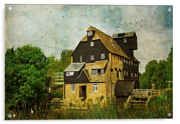 Houghton Mill Acrylic by Lesley Mohamad