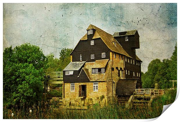 Houghton Mill Print by Lesley Mohamad