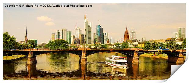 Frankfurt Skyline Print by Richard Parry