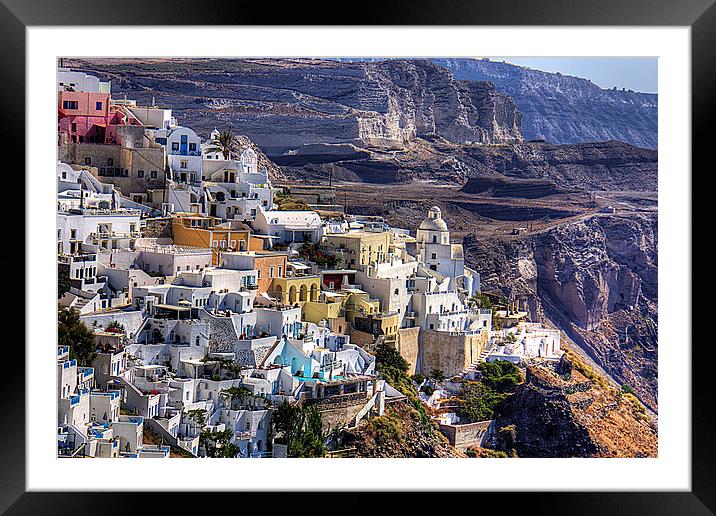 Little boxes on the hillside Framed Mounted Print by Tom Gomez