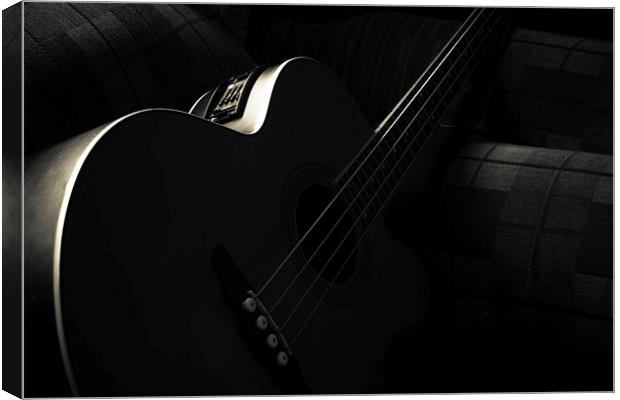 Acoustic Bass Canvas Print by Cristopher  Selga