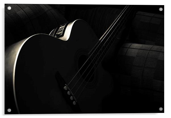 Acoustic Bass Acrylic by Cristopher  Selga
