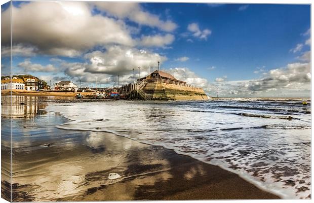 Broadstairs Viking Bay Canvas Print by Ian Hufton