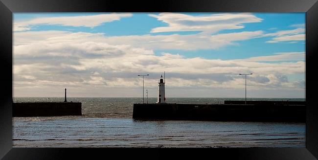 Anstruther Lighthouse Framed Print by Kenny McNab