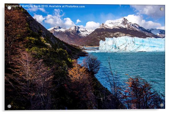 Perito Moreno Glacier Acrylic by Matthew Davis