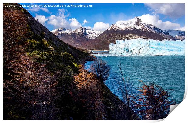 Perito Moreno Glacier Print by Matthew Davis