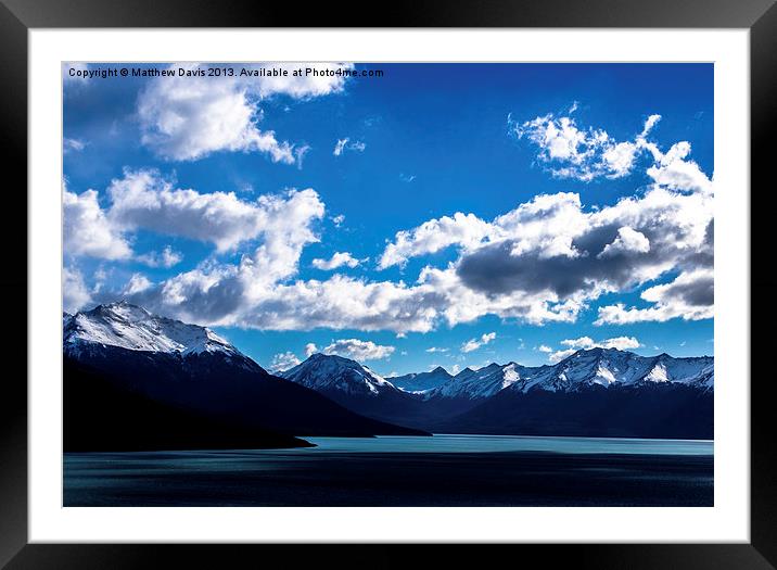 Endless Andes Framed Mounted Print by Matthew Davis