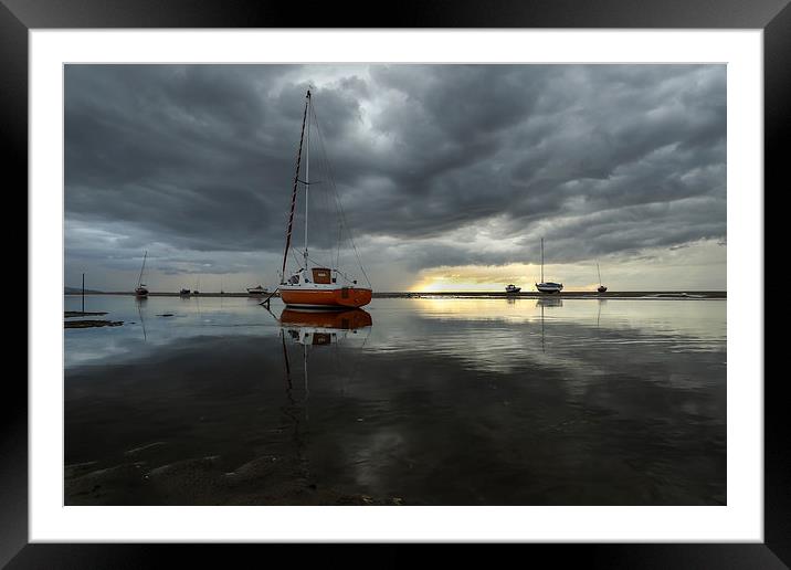 Calm before the storm Framed Mounted Print by Jed Pearson