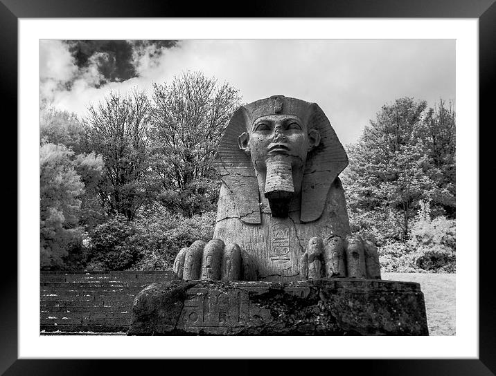 Sphinx at Crystal Palace Park Framed Mounted Print by Philip Pound