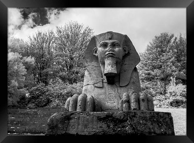 Sphinx at Crystal Palace Park Framed Print by Philip Pound