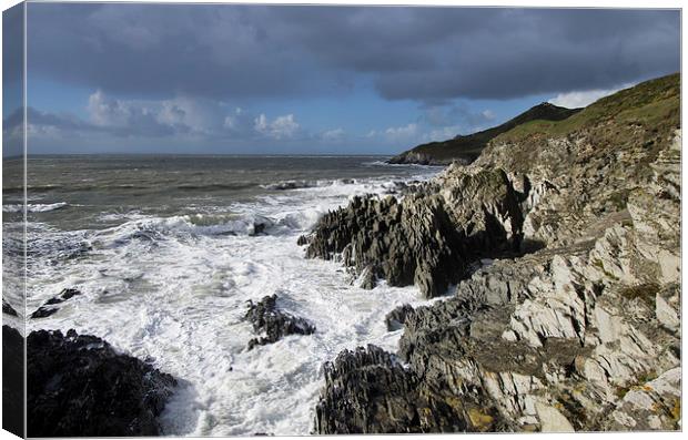 Woolacombe to Morte Point Canvas Print by Pete Hemington