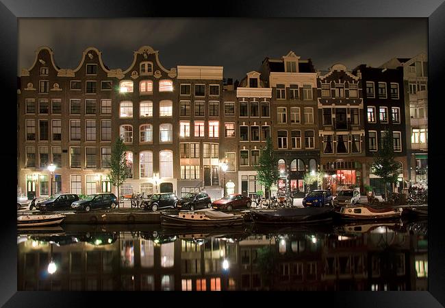 Amsterdam Nights Framed Print by Andy Walker