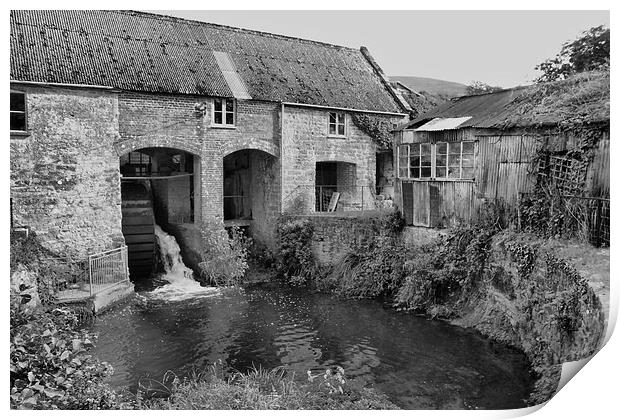 Mangerton Mill Print by Nicola Clark