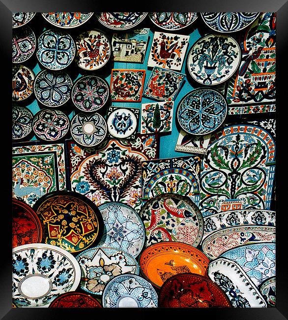 Plates And bowls Framed Print by nick pautrat