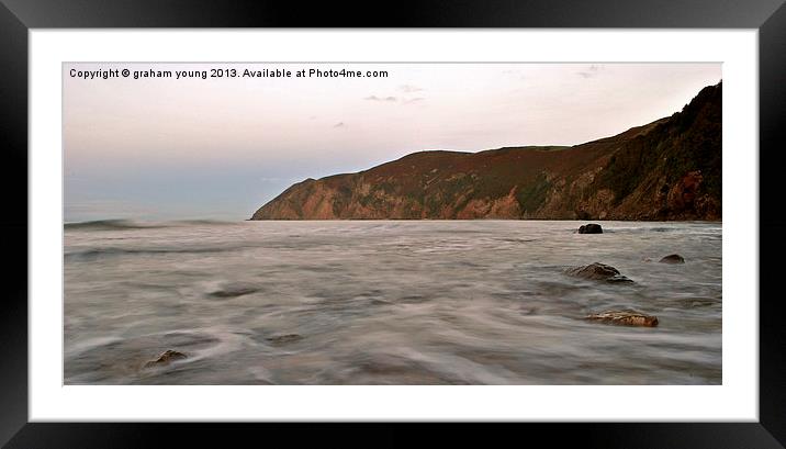 Foreland Point Framed Mounted Print by graham young