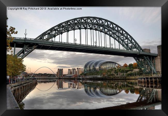 Tyne Bridge HDR Framed Print by Ray Pritchard
