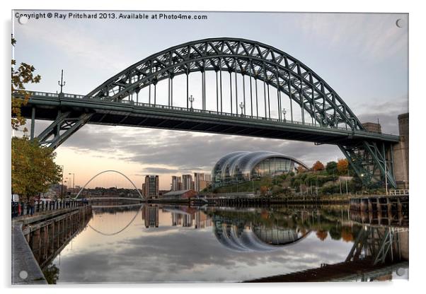 Tyne Bridge HDR Acrylic by Ray Pritchard