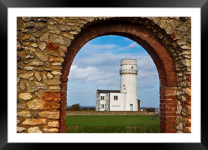 Old Hunstanton Lighthouse Framed Mounted Print by Mark Bunning