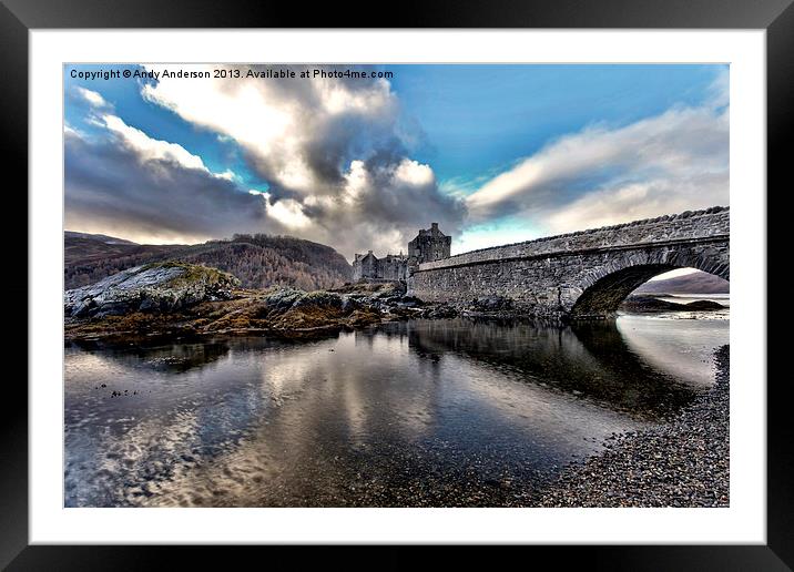 Eilean Donan Castle Framed Mounted Print by Andy Anderson