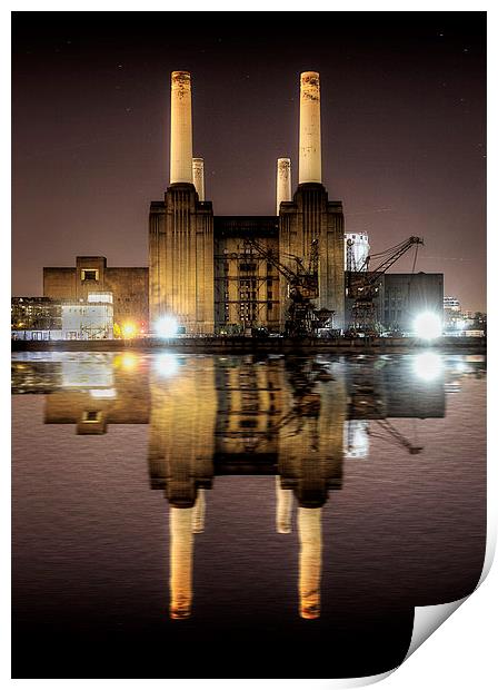 Battersea Power Station Print by Simon West