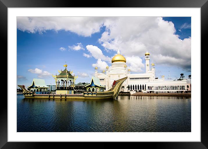 The Mosque Framed Mounted Print by Cristopher  Selga