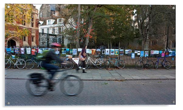 9 million bicycles Acrylic by Graham Custance