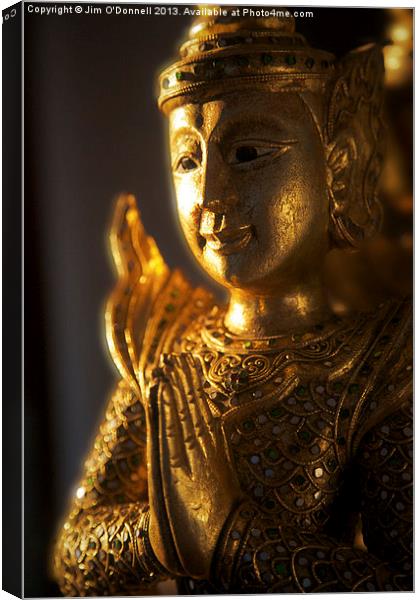 Thai greeting Canvas Print by Jim O'Donnell