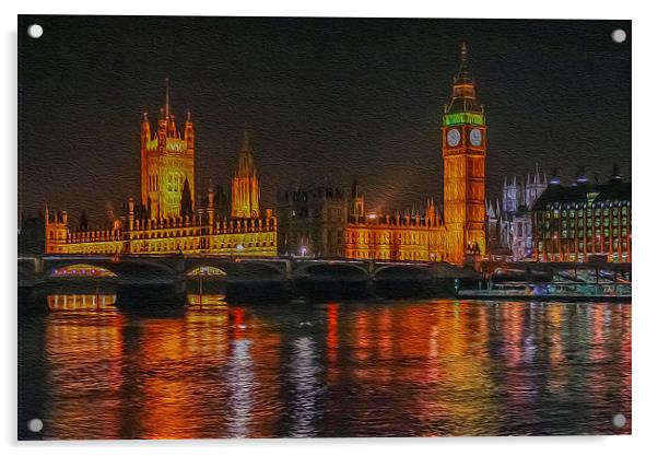 Illuminated Majesty Acrylic by Roger Dutton