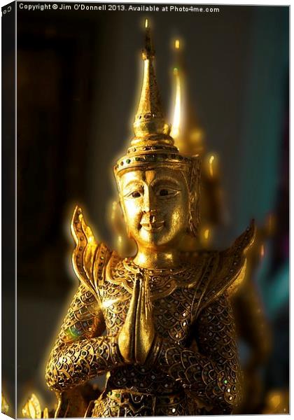 Thai greeting 2 Canvas Print by Jim O'Donnell
