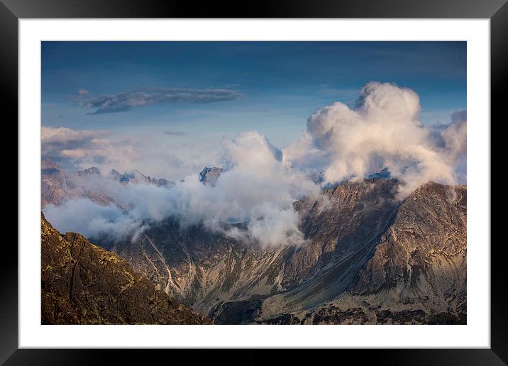 Cumulus in the Tatra Mountans Framed Mounted Print by Robert Parma