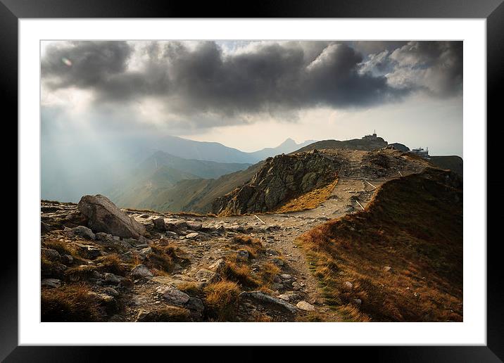 Dramatic sky Framed Mounted Print by Robert Parma