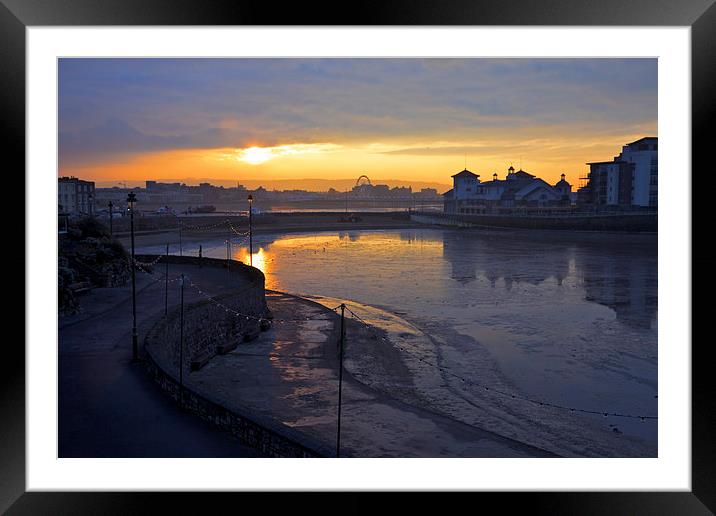 Sunrise WSM Framed Mounted Print by Jim O'Donnell