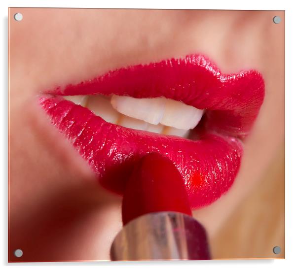 Lipstick Acrylic by Bernie Condon