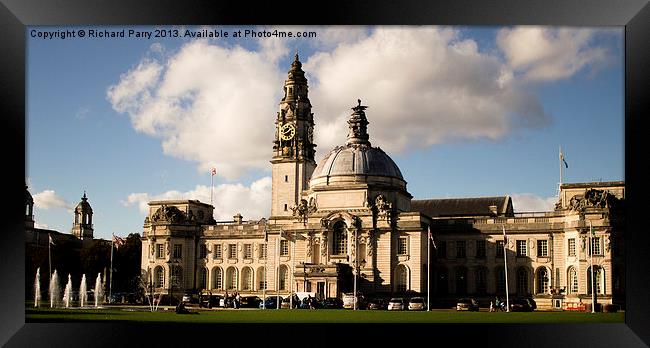 Cardiff City Hall Framed Print by Richard Parry