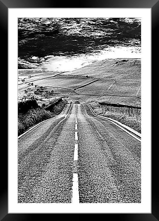 The High Road Framed Mounted Print by Brian  Raggatt