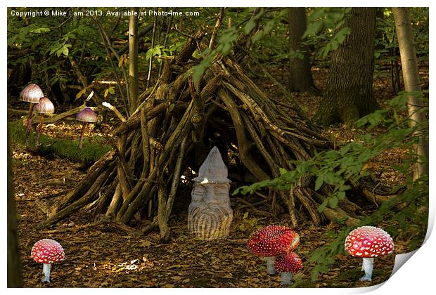 Fairy grotto Print by Thanet Photos