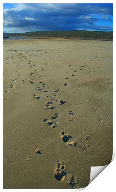 Kenton Footprints Print by Brett Hagen
