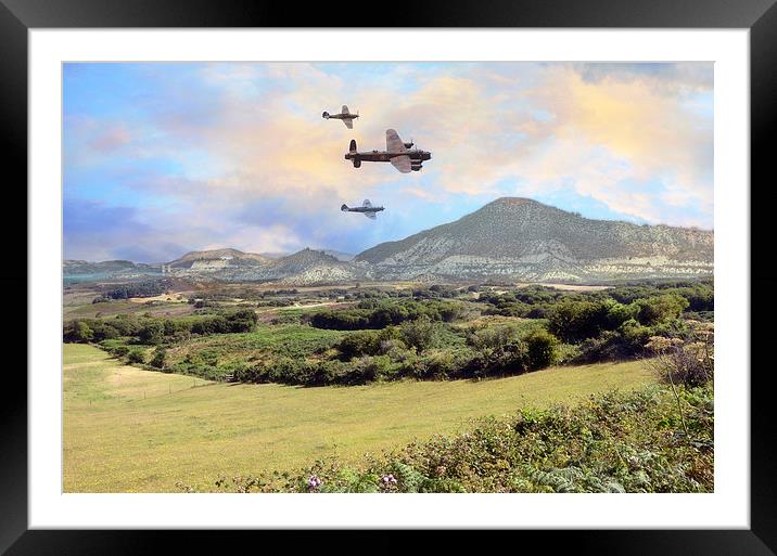 Memorial Flyby Framed Mounted Print by Jason Green