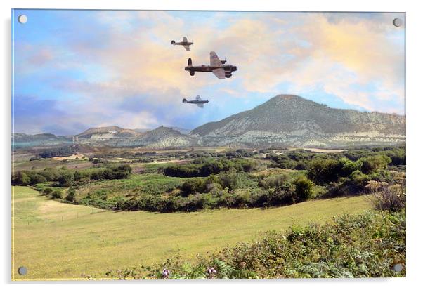Memorial Flyby Acrylic by Jason Green