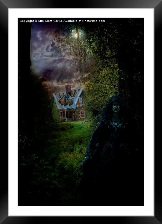 The Witch House Framed Mounted Print by Kim Slater
