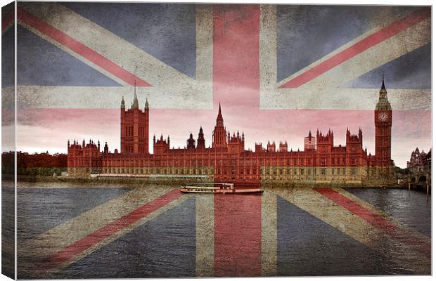 Houses of Parliament Canvas Print by Graham Custance