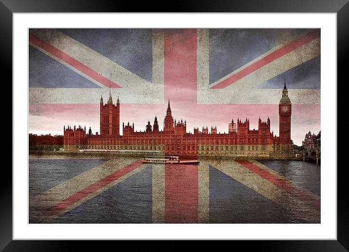 Houses of Parliament Framed Mounted Print by Graham Custance