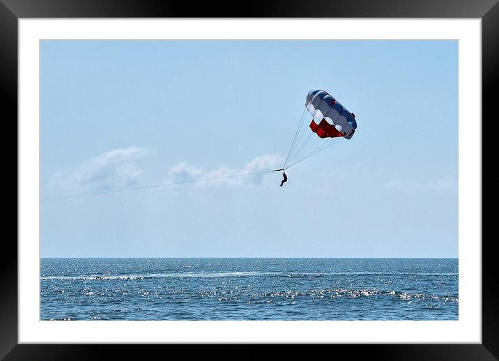 Turkey, Parasailing Framed Mounted Print by Robert Cane