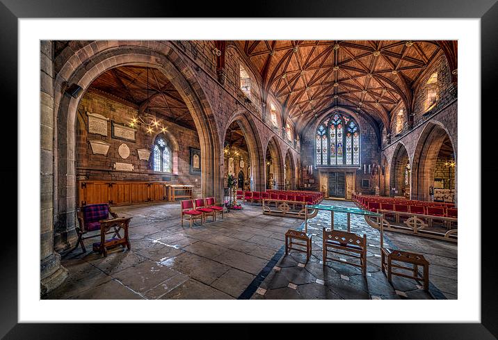Cathedral Framed Mounted Print by Adrian Evans