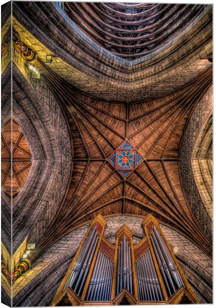 Cathedral Ceiling Canvas Print by Adrian Evans