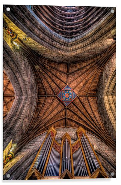 Cathedral Ceiling Acrylic by Adrian Evans
