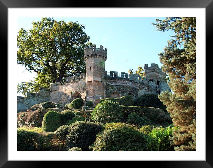 The Mound at Warwick Castle Framed Mounted Print by Kevin Peach