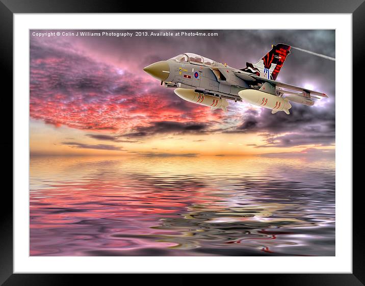 Dawn Patrol - Tornado GR4 Framed Mounted Print by Colin Williams Photography